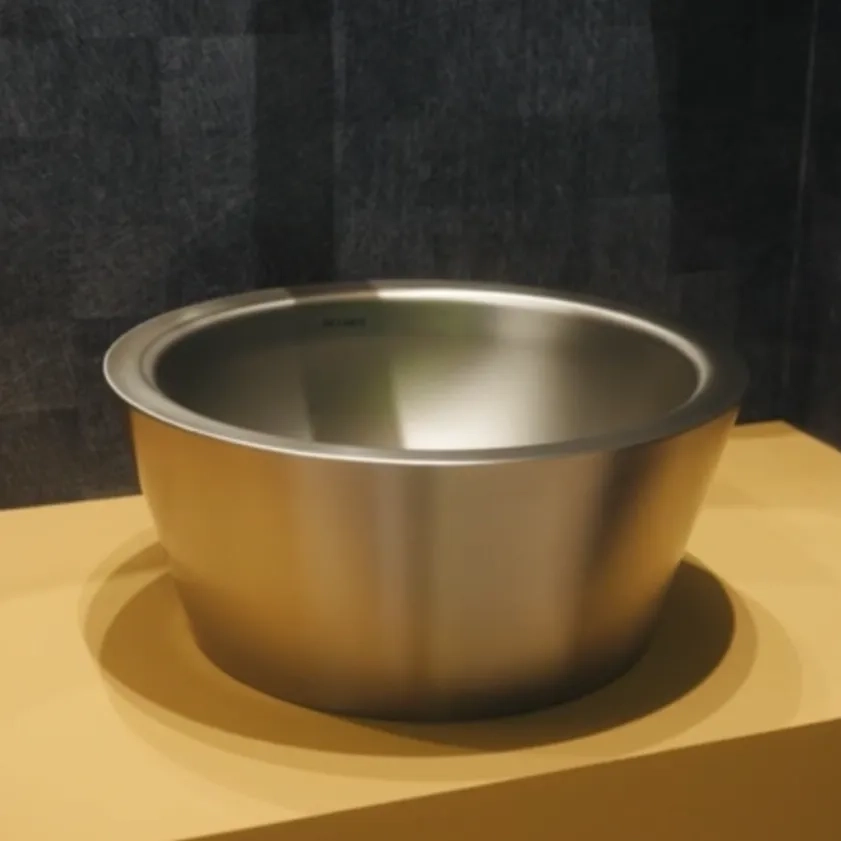 ALGUI stainless steel countertop washbasin