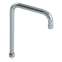 963200245F-Swivelling, tubular spout