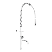 433220-White pe-rinse set with no valve