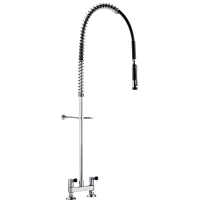 5680UK-Twin hole pre-rinse set with mixer