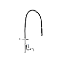 433622-Black pre-rinse set with no valve