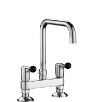 5641T2-Deck-mounted twin hole mixer - 60 lpm