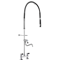 5633-Twin hole pre-rinse set with mixer