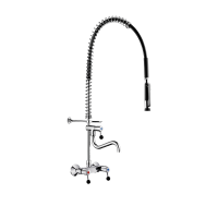 5634-Wall-mounted pre-rinse set with mixer