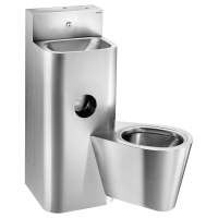 160300-KOMPACT washbasin and wall-hung WC combination