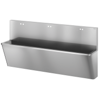 187200-Surgical scrub-up trough with high upstand