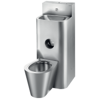 162800-KOMPACT washbasin and floor-standing WC combination