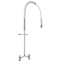 G6533-Twin hole pre-rinse set with mixer