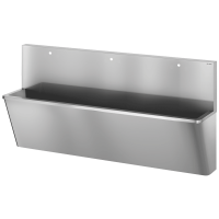 187100-Surgical scrub-up trough with high upstand