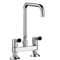 5641T3-Deck-mounted twin hole mixer - 60 lpm