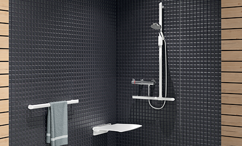 Be-Line®: a complete range of grab bars and shower seats for the elderly and people with reduced mobility